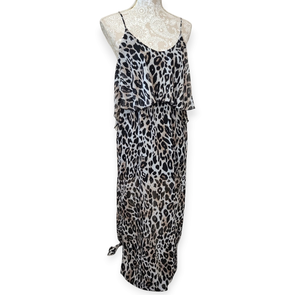 Ultra Flirt Leopard Print Maxi Size Medium